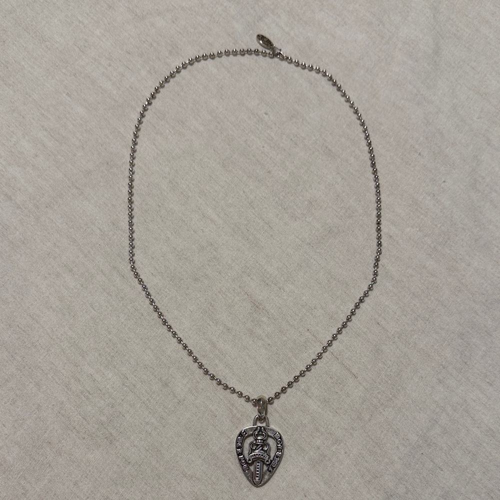 Chrome Hearts Vintage Silver Pendant Necklace